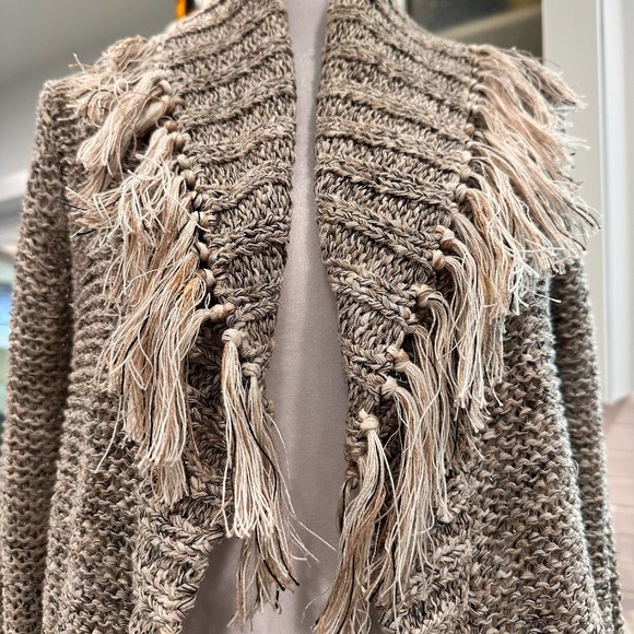 Chico's Women's Tan Brown Cardigan Sweater sz S - Picture 5 of 5